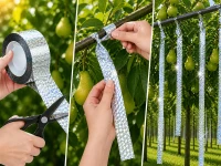 Verk 27782 Reflexná páska proti vtákom 110 m x 50 mm, strieborná