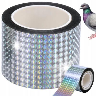 Verk 27782 Reflexná páska proti vtákom 110 m x 50 mm, strieborná