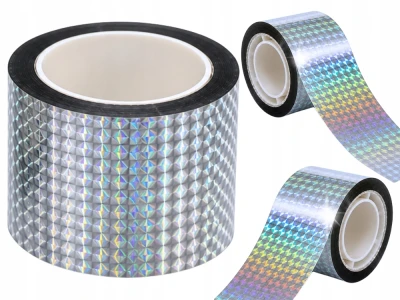 Verk 27782 Reflexná páska proti vtákom 110 m x 50 mm, strieborná