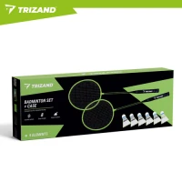 Trizand 27680 Badmintonová sada v puzdre, 2x raketa, 6x loptička