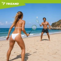 Trizand 27680 Badmintonová sada v puzdre, 2x raketa, 6x loptička
