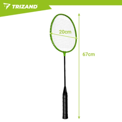 Trizand 27680 Badmintonová sada v puzdre, 2x raketa, 6x loptička
