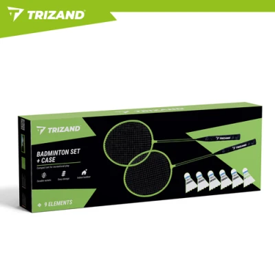 Trizand 27680 Badmintonová sada v puzdre, 2x raketa, 6x loptička
