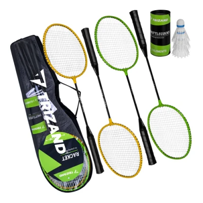 Trizand 27681 Badmintonová sada v puzdre, 4x raketa, 3x loptička