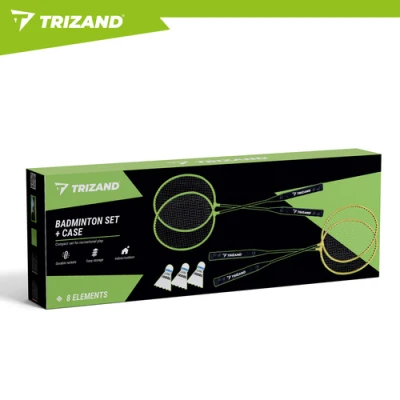 Trizand 27681 Badmintonová sada v puzdre, 4x raketa, 3x loptička