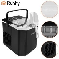 Ruhhy 27708 Výrobník ledu 1,2 l, 12Kg/24h, černý