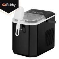 Ruhhy 27708 Výrobník ledu 1,2 l, 12Kg/24h, černý