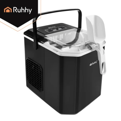 Ruhhy 27708 Výrobník ledu 1,2 l, 12Kg/24h, černý