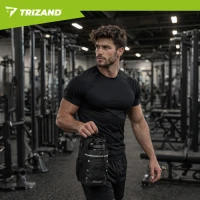 Trizand 27596 Magnetická sportovní taška 4,5 l, černá