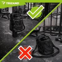 Trizand 27596 Magnetická sportovní taška 4,5 l, černá