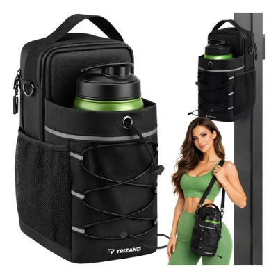 Trizand 27596 Magnetická sportovní taška 4,5 l, černá