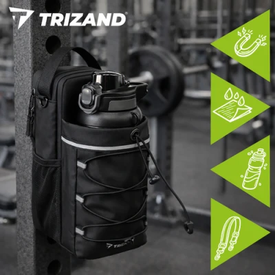 Trizand 27596 Magnetická sportovní taška 4,5 l, černá