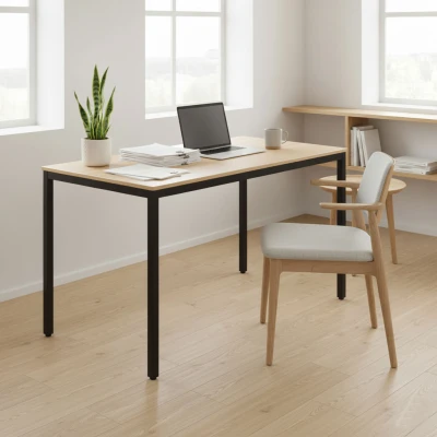 ModernHome NORD-O Jídelní, pracovní stůl, 120 x 60 cm, světle hnědý
