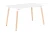 ModernHome KJSDT-01 Dřevěný jídelní stůl 120 x 60 cm, bílý