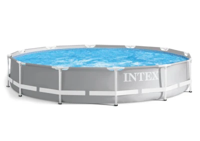 INTEX 26710 Zahradní rámový kruhový bazén s konstrukcí 366 x 76 cm