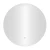 ModernHome VKM-ECO Kulaté nástěnné LED zrcadlo 80 cm, 3 barvy světla