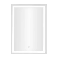 ModernHome VKM-ECO Nástenné LED zrkadlo 50 x 70 cm, 3 farby, dotykový vypínač