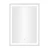 ModernHome VKM-ECO Nástenné LED zrkadlo 50 x 70 cm, 3 farby, dotykový vypínač