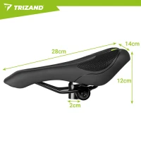 Trizand 27547 Sedlo na kolo 28 x 14 cm, černé