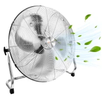 Ruhhy 27835 Stojanový ventilátor z kovu, 3 rýchlosti, 130 W, 50 cm