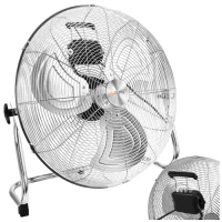Ruhhy 27835 Stojanový ventilátor z kovu, 3 rýchlosti, 130 W, 50 cm