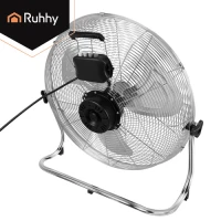Ruhhy 27835 Stojanový ventilátor z kovu, 3 rýchlosti, 130 W, 50 cm