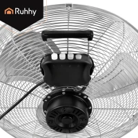 Ruhhy 27835 Stojanový ventilátor z kovu, 3 rýchlosti, 130 W, 50 cm