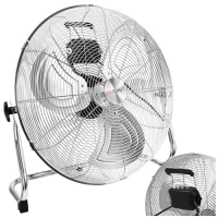 Ruhhy 27835 Stojanový ventilátor z kovu, 3 rýchlosti, 130 W, 50 cm