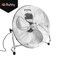 Ruhhy 27835 Stojanový ventilátor z kovu, 3 rýchlosti, 130 W, 50 cm