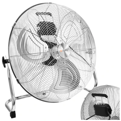 Ruhhy 27835 Stojanový ventilátor z kovu, 3 rýchlosti, 130 W, 50 cm