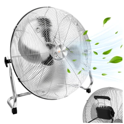 Ruhhy 27835 Stojanový ventilátor z kovu, 3 rýchlosti, 130 W, 50 cm