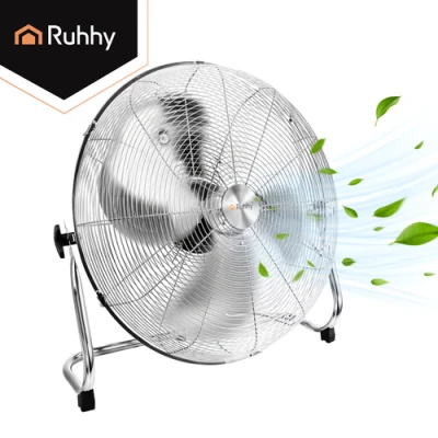 Ruhhy 27835 Stojanový ventilátor z kovu, 3 rýchlosti, 130 W, 50 cm