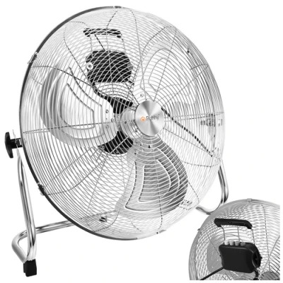Ruhhy 27835 Stojanový ventilátor z kovu, 3 rýchlosti, 130 W, 50 cm