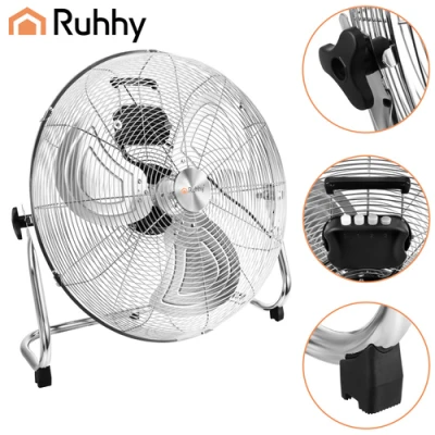 Ruhhy 27835 Stojanový ventilátor z kovu, 3 rýchlosti, 130 W, 50 cm