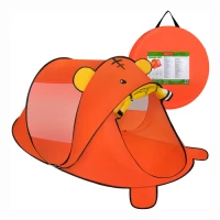 Kruzzel 27666 Detský plážový stan 180 x 95 x 82 cm, medvedík