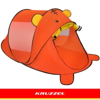 Kruzzel 27666 Detský plážový stan 180 x 95 x 82 cm, medvedík