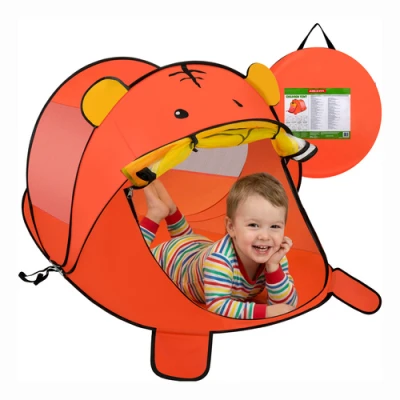 Kruzzel 27666 Detský plážový stan 180 x 95 x 82 cm, medvedík
