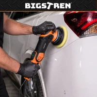 Bigstren 27663 Leštička na auto 1000 W, zdvih 125 mm, LED displej 