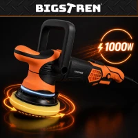 Bigstren 27663 Leštička na auto 1000 W, zdvih 125 mm, LED displej 