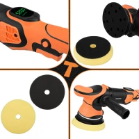 Bigstren 27663 Leštička na auto 1000 W, zdvih 125 mm, LED displej 