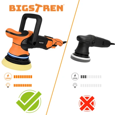 Bigstren 27663 Leštička na auto 1000 W, zdvih 125 mm, LED displej 