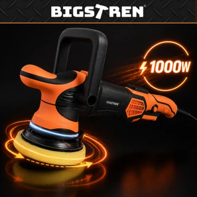 Bigstren 27663 Leštička na auto 1000 W, zdvih 125 mm, LED displej 