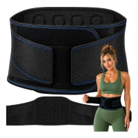 Trizand 27459 Magnetický bedrový pás s 24 magnetmi, 85 – 100 cm, čierny 