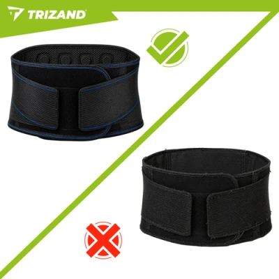 Trizand 27459 Magnetický bedrový pás s 24 magnetmi, 85 – 100 cm, čierny 