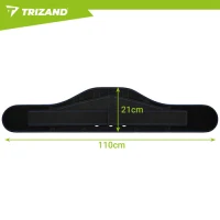 Trizand 27458 Magnetický bedrový pás s 24 magnetmi, 95 – 110 cm, čierny