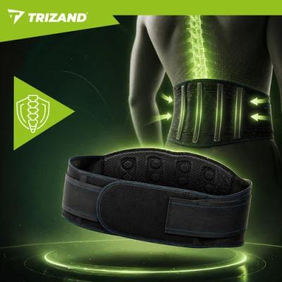 Trizand 27458 Magnetický bedrový pás s 24 magnetmi, 95 – 110 cm, čierny