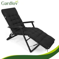 Gardlov 27635 Prešívaný vankúš na záhradné ležadlo 180 x 56 x 9 cm, čierny