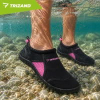 Trizand 27437 Boty do vody protiskluzové 5 mm, vel. 36, černo-růžové