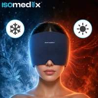 Isomedix 27760 Gélová maska – kompresná, chladivá a hrejivá, sivá