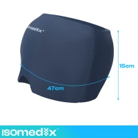 Isomedix 27760 Gélová maska – kompresná, chladivá a hrejivá, sivá